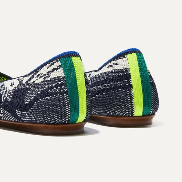 Botanical Navy Rothy's Bow Point - Picture 2 of 6